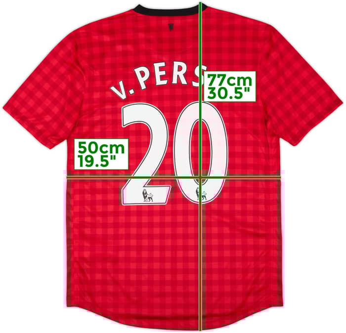 2012-13 Manchester United Home Shirt V.Persie #20 - 6/10 - (M)