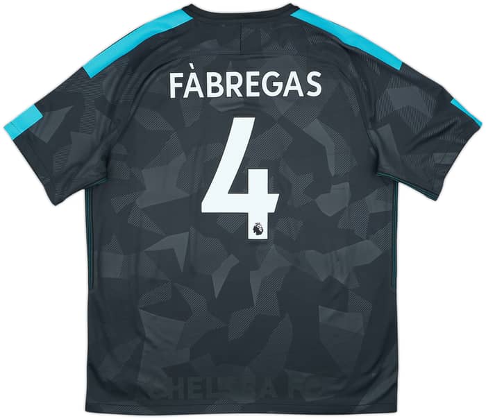 Camiseta de la tercera equipación del Chelsea 2017-18 Fabregas #4 - 8/10 - (XL)