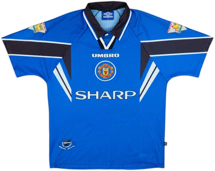 1996-98 Manchester United Third Shirt Beckham #10 - 5/10 - (M)