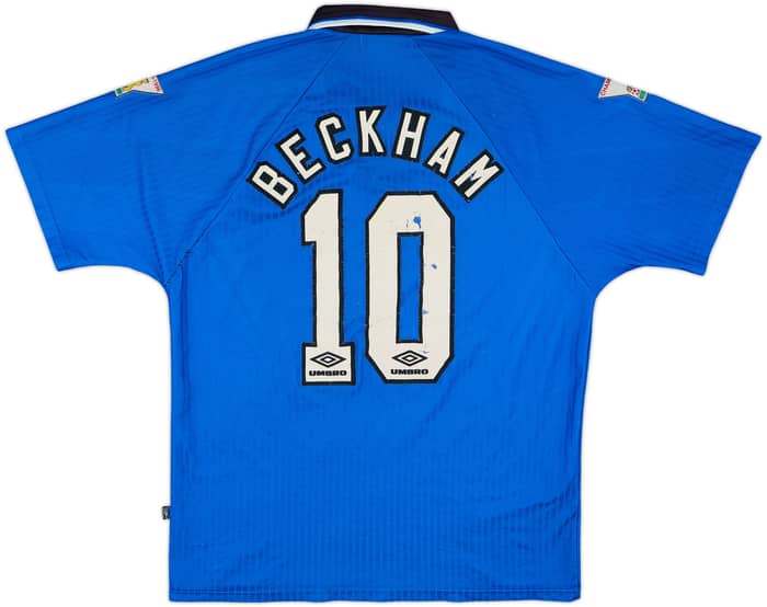 1996-98 Manchester United Third Shirt Beckham #10 - 5/10 - (M)