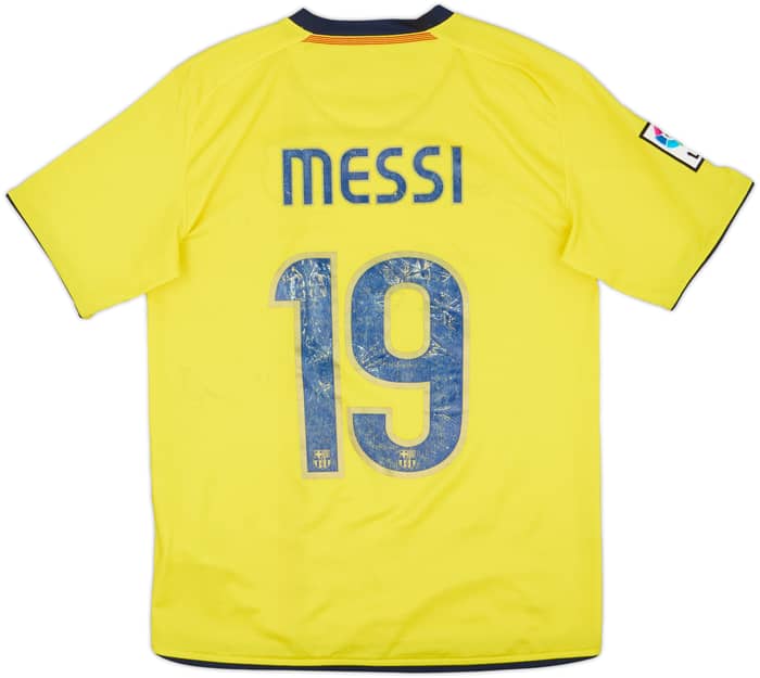 Camiseta de visitante del Barcelona 2008-10 Messi #19 - 4/10 - (S)