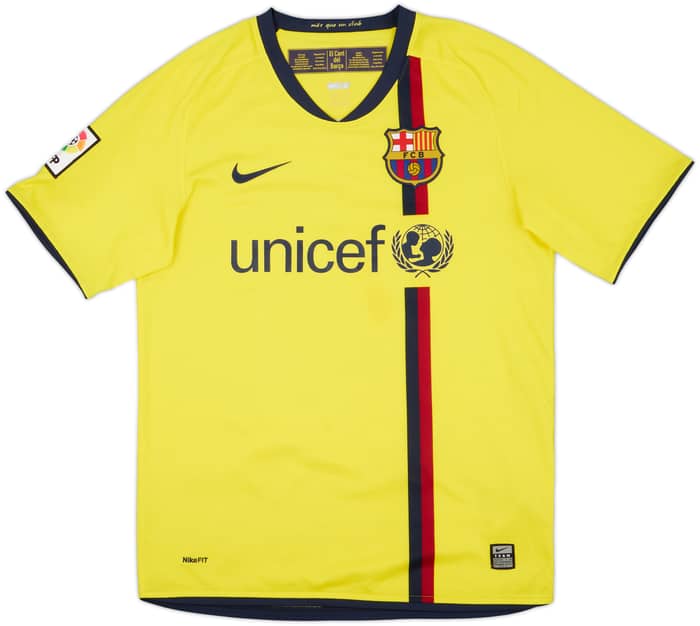 Camiseta de visitante del Barcelona 2008-10 Messi #19 - 4/10 - (S)