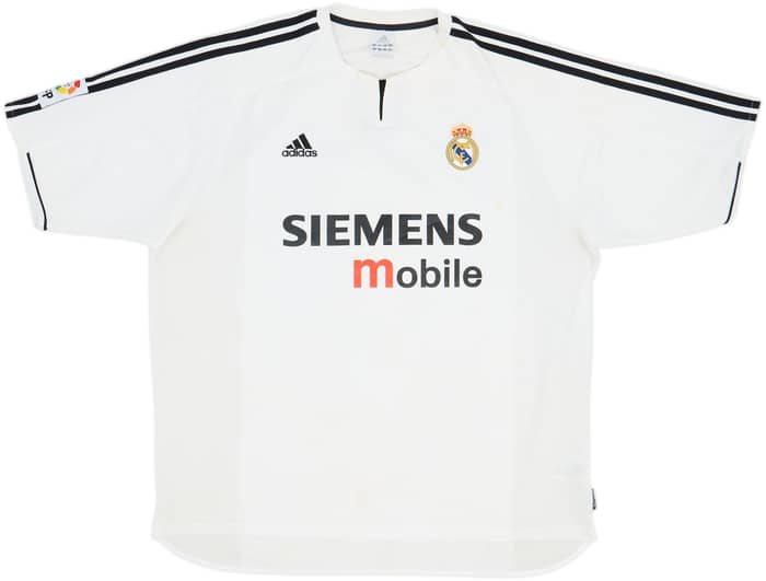 2003-04 Real Madrid Home Shirt Zidane #5 - 6/10 - (XXL)