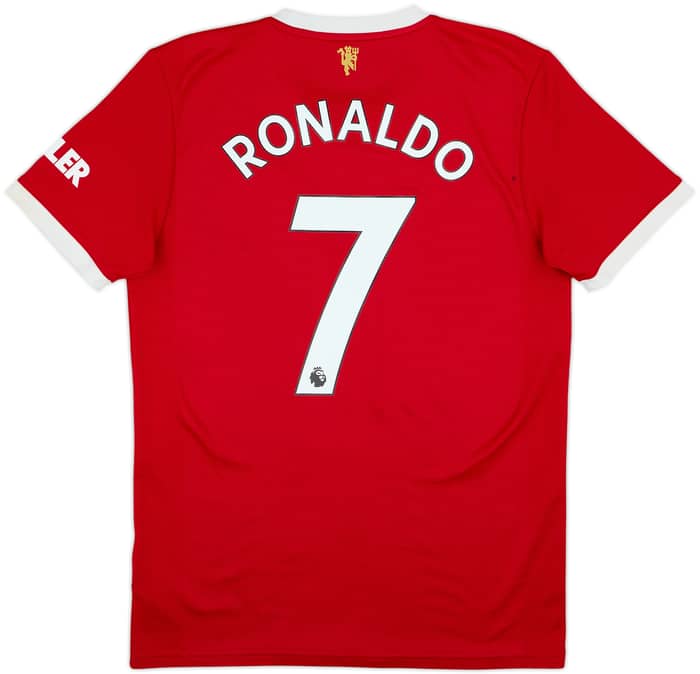 2021-22 Manchester United Home Shirt Ronaldo #7 - 7/10 - (M)