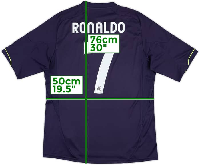 2012-13 Real Madrid Away Shirt Ronaldo #7 - 6/10 - (L)