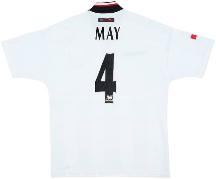 1997-99 Manchester United Away Shirt May #4 - 8/10 - (M)
