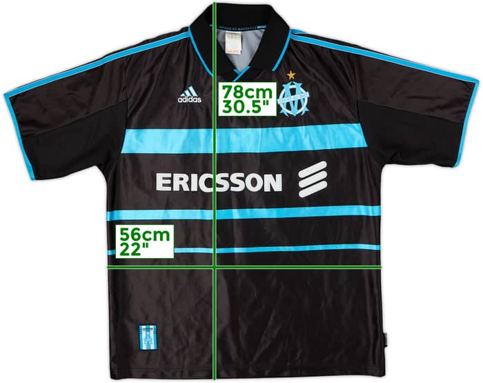 1999-00 Olympique Marseille Third Shirt - 6/10 - (L)