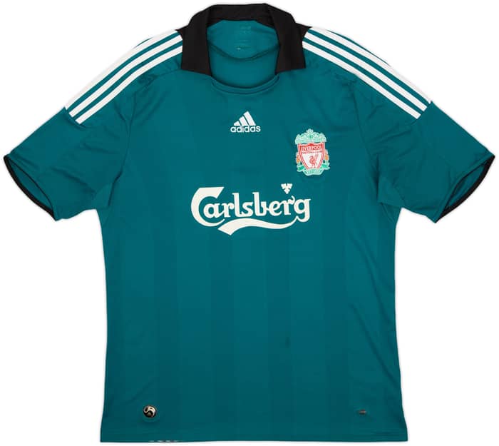 2008-09 Liverpool Third Shirt Gerrard #8 - 7/10 - (L)