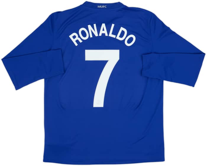 2008-09 Manchester United Third L/S Shirt Ronaldo #7 - 6/10 - (L)