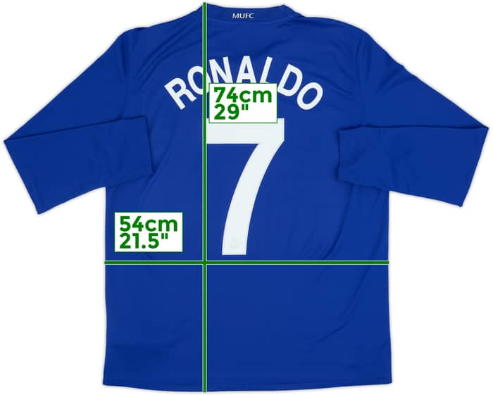 2008-09 Manchester United Third L/S Shirt Ronaldo #7 - 6/10 - (L)