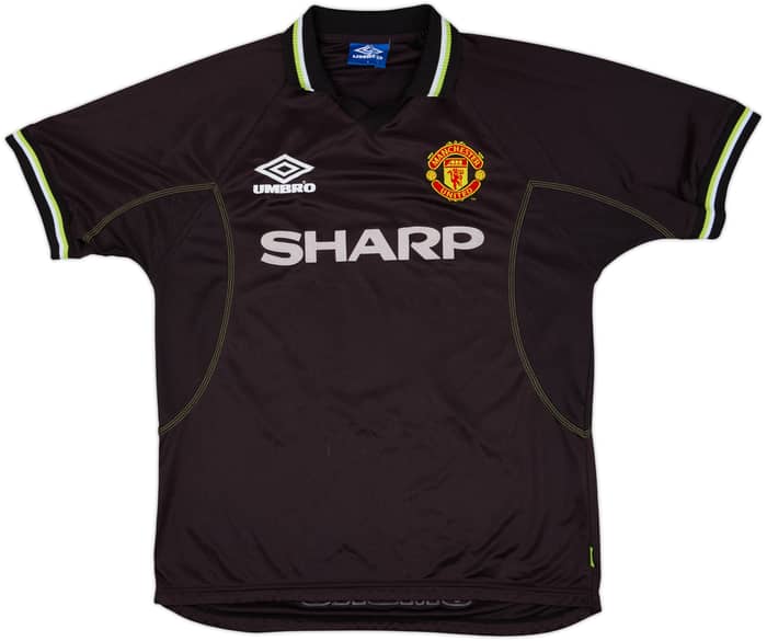 1998-99 Manchester United Third Shirt Scholes #18 - 8/10 - (L)