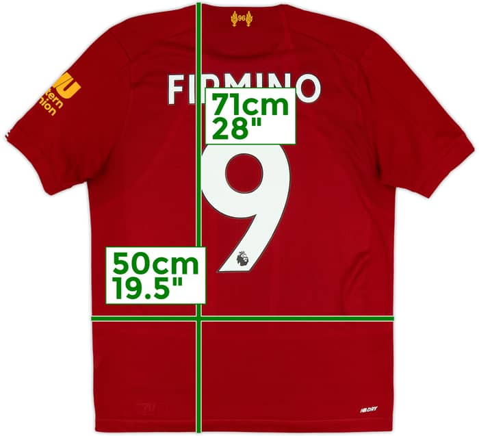 2019-20 Liverpool Home Shirt Firmino #9 - 6/10 - (S)