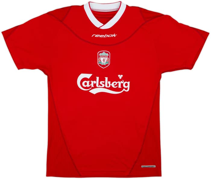 2002-04 Liverpool Home Shirt Gerrard #17 - 7/10 - (S)