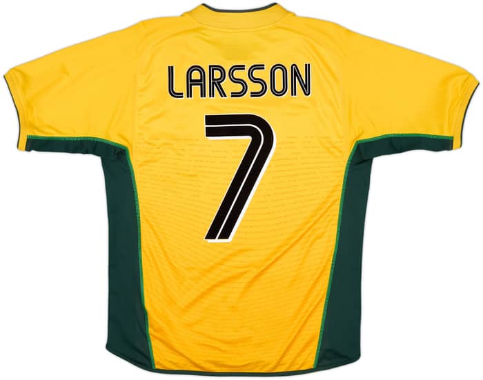 2002-03 Celtic Away Shirt Larsson #7 - 8/10 - (M)