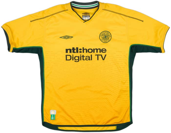 2002-03 Celtic Away Shirt Larsson #7 - 8/10 - (M)