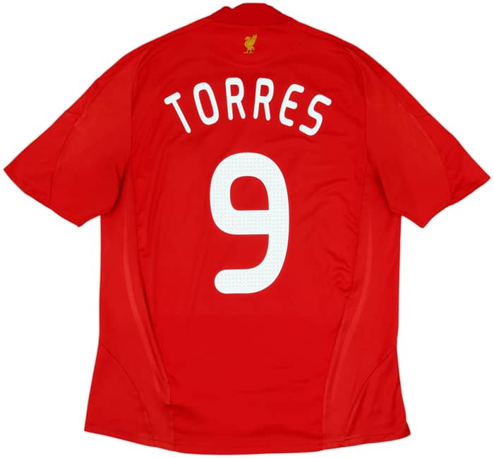 2008-10 Liverpool Home Shirt Torres #9 - 6/10 - (L)