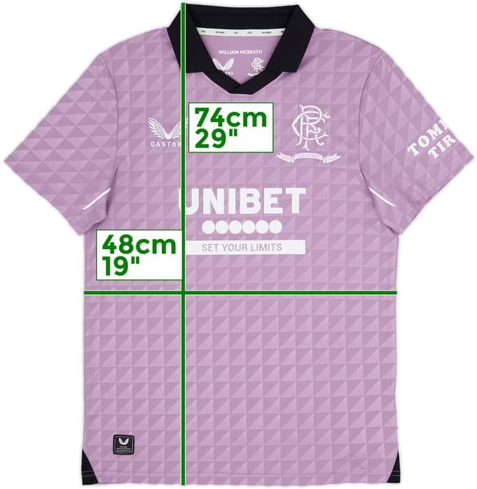 2021-22 Rangers '150 Years Anniversary' Third Shirt - 10/10 - (S)