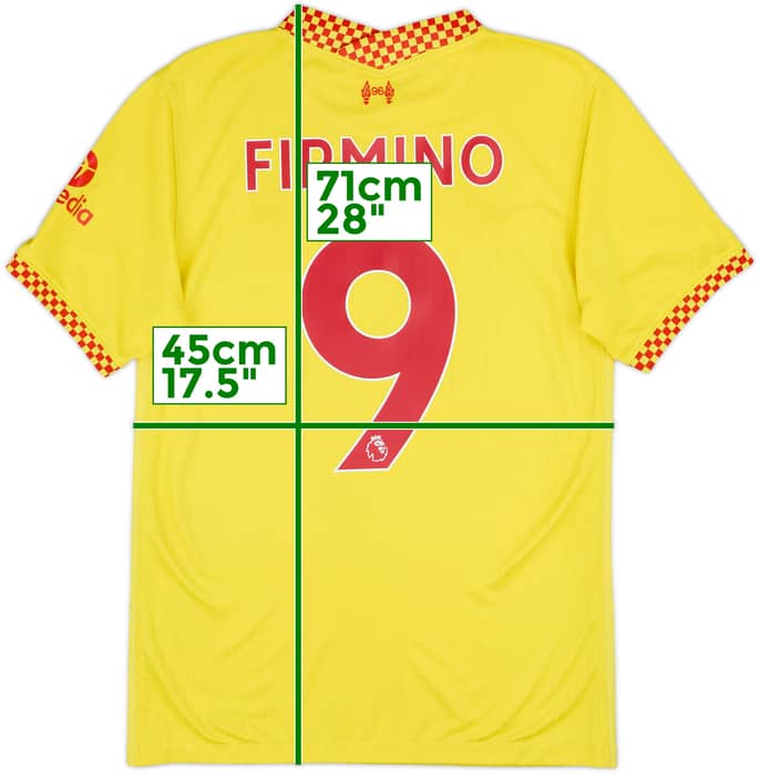 2021-22 Liverpool Third Shirt Firmino #9 - 6/10 - (S)