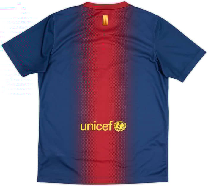 2012-13 Barcelona Basic Home Shirt - 8/10 - (L.Boys)