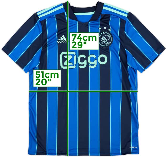2021-22 Ajax Away Shirt - 8/10 - (L)