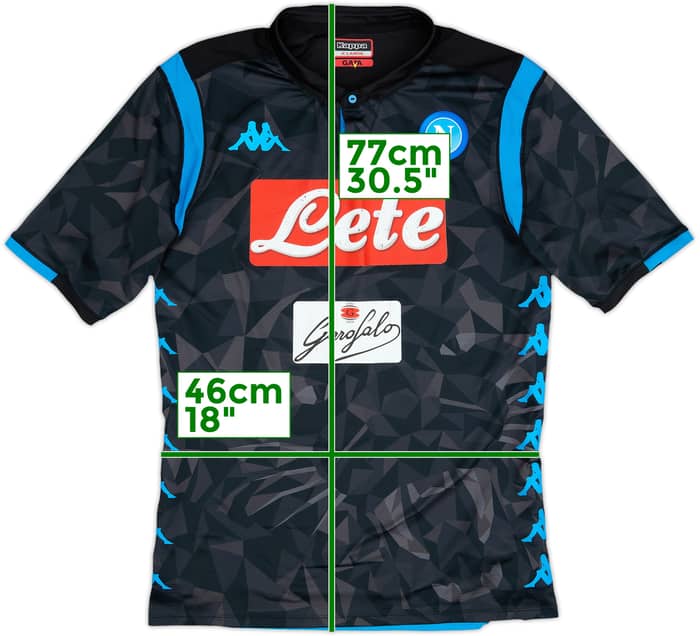 2018-19 Napoli Away Shirt - 5/10 - (XL)