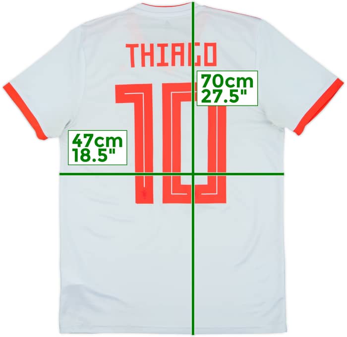 2018-19 Spain Away Shirt Thiago #10 - 8/10 - (S)