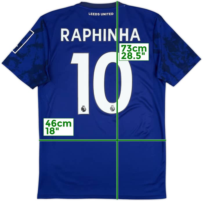 2021-22 Leeds United Away Shirt Raphinha #10 - 7/10 - (S)