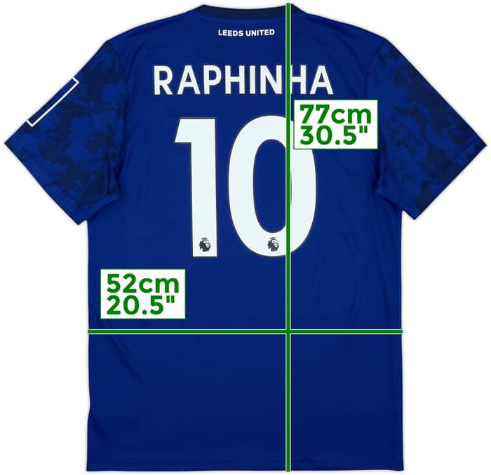 2021-22 Leeds United Away Shirt Raphinha #10 - 9/10 - (M)