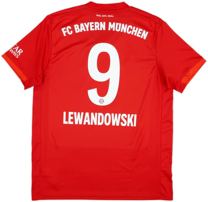 2020-21 Bayern Munich Home Shirt Lewandowski #9 - 8/10 - (L)