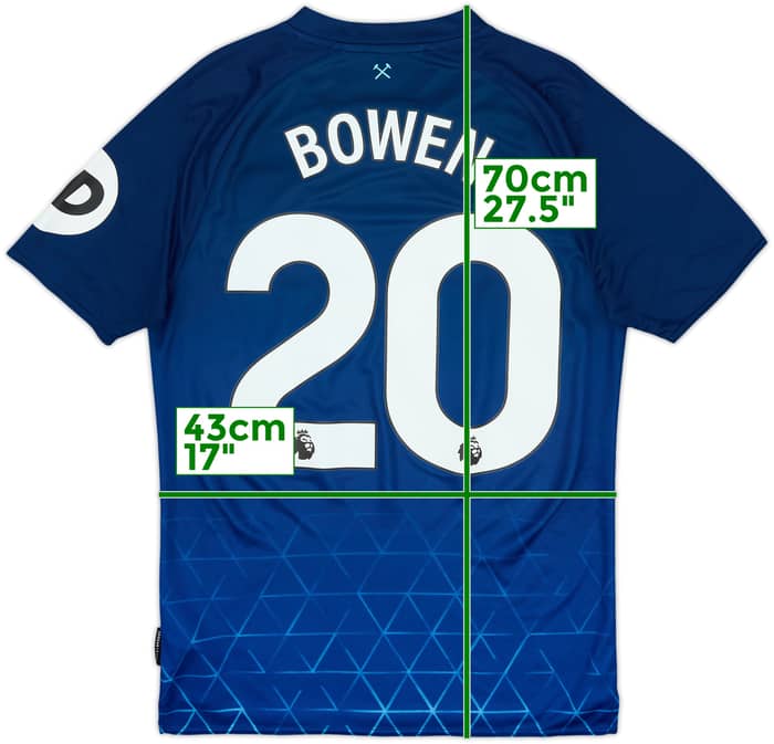 2023-24 West Ham Third Shirt Bowen #20 - 8/10 - (S)