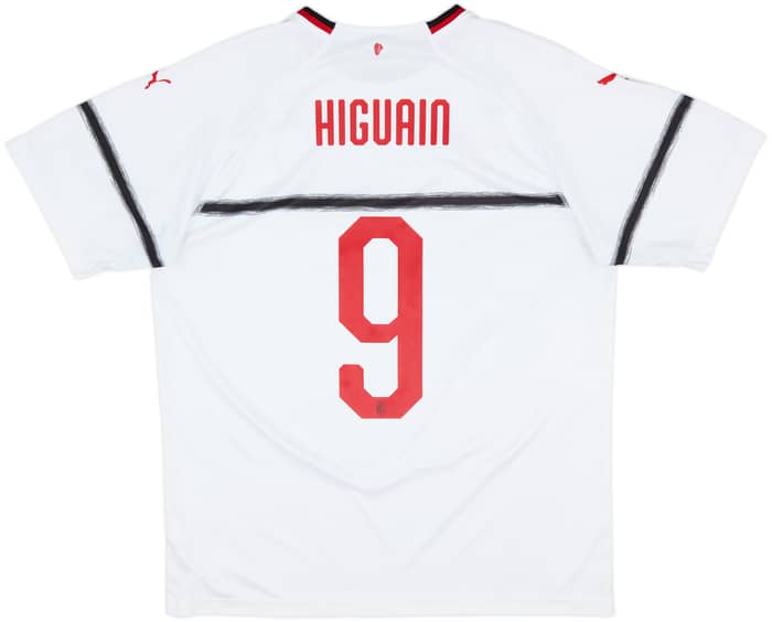 2018-19 AC Milan Away Shirt Higuain #9 - 8/10 - (XL)