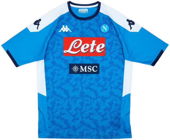2019-20 Napoli Basic Home Shirt - 8/10 - (XL)
