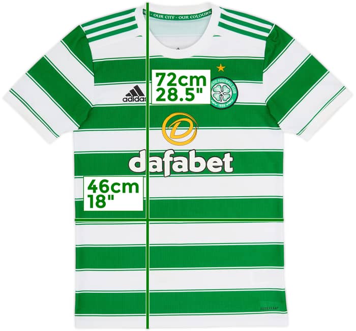 2021-22 Celtic Home Shirt - 9/10 - (XS)