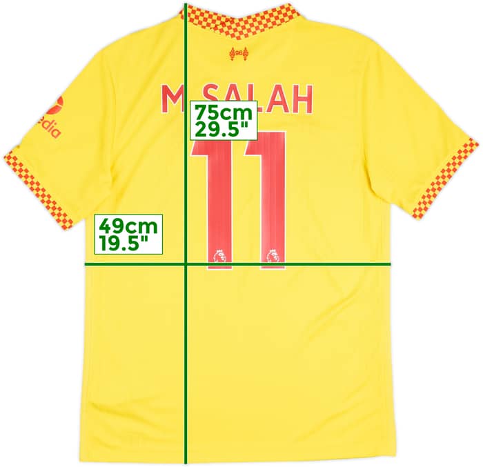 2021-22 Liverpool Third Shirt M.Salah #11 - 8/10 - (M)