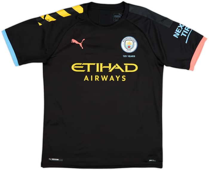 2019-20 Manchester City Away Shirt Kun Aguero #10 - 9/10 - (M)