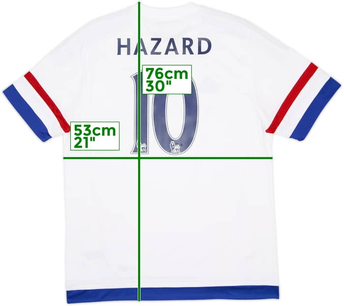 2015-16 Chelsea Away Shirt Hazard #10 - 8/10 - (L)