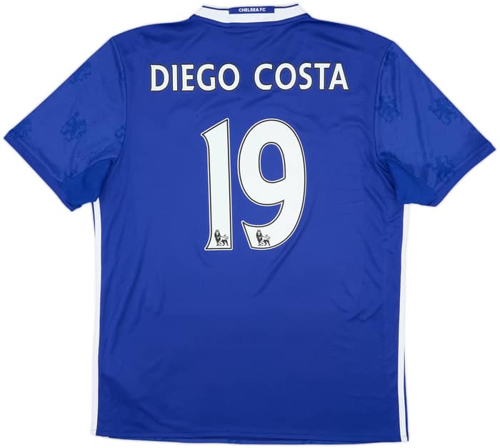 2016-17 Chelsea Home Shirt Diego Costa #19 - 7/10 - (L)
