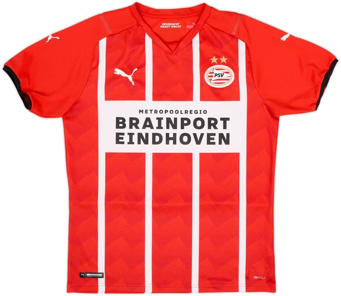 2021-22 PSV Home Shirt - 9/10 - (M)