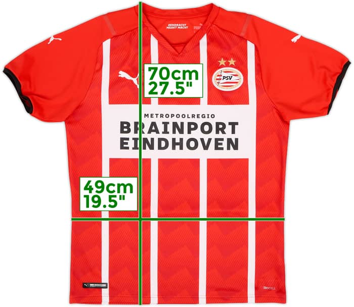 2021-22 PSV Home Shirt - 9/10 - (M)
