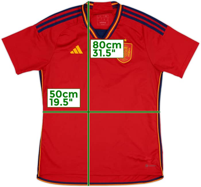 2022-23 Spain Home Shirt - 10/10 - (L)