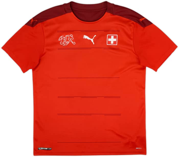 2020-21 Switzerland Home Shirt - 8/10 - (M)