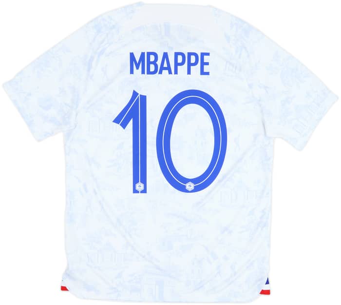 Camiseta de visitante de Francia 2022-23 Mbappe #10 - 7/10 - (L)