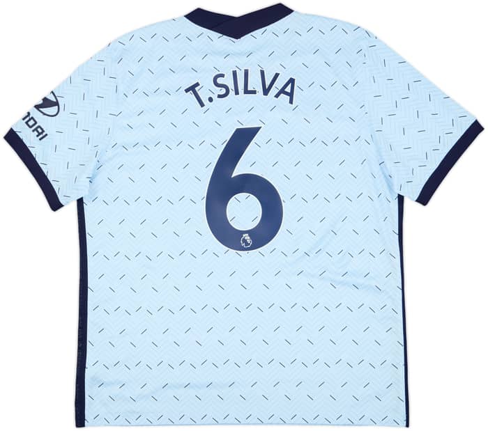 2020-21 Chelsea Away Shirt T.Silva #6 - 9/10 - (XL)