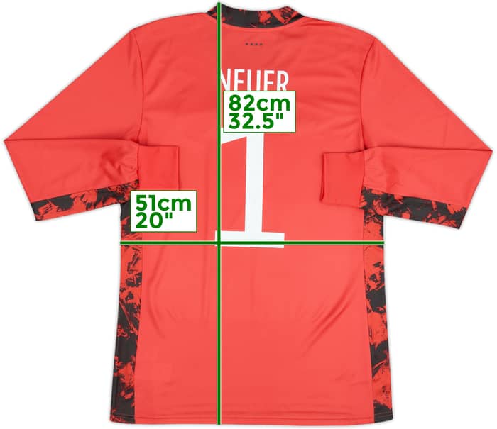 2020-21 Germany GK Shirt Neuer #1 - 9/10 - (M)