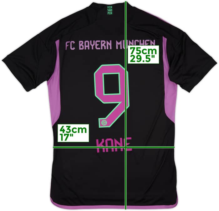 2023-24 Bayern Munich Away Shirt Kane #9 - 10/10 - (S)