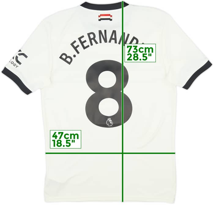 Camiseta de la tercera equipación del Manchester United 2024-25 B.Fernandes #8 - 8/10 - (M)