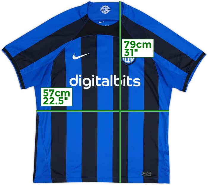 2022-23 Inter Milan Home Shirt - 10/10 - (XL)