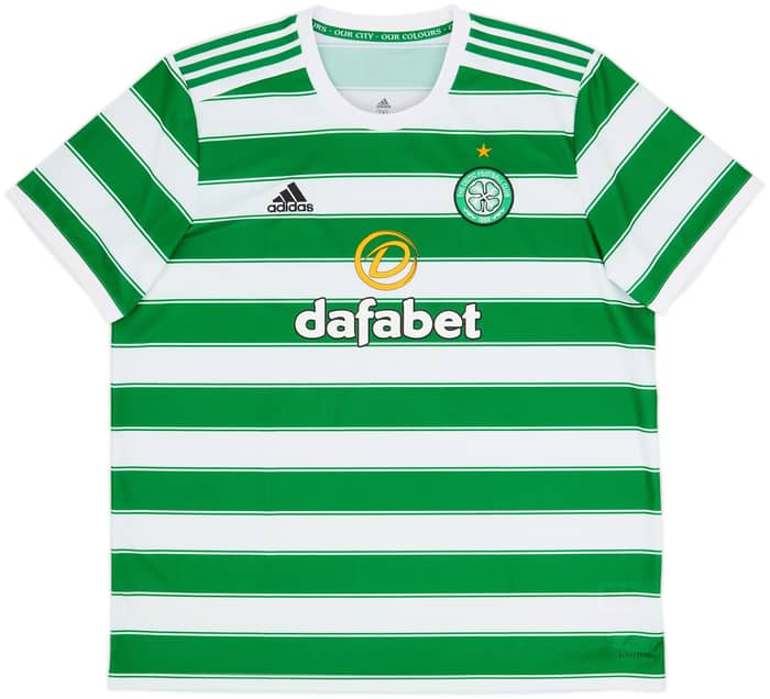 2021-22 Celtic Home Shirt - 10/10 - (XXL)