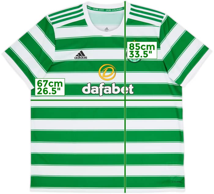 2021-22 Celtic Home Shirt - 10/10 - (XXL)