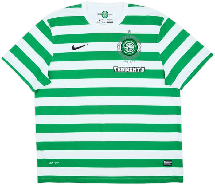 2012-13 Celtic '125th Anniversary' Home Shirt Brown #8 - 7/10 - (XXL)